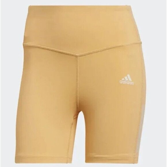 Adidas Womens Training Tights HT3481 Pulse Amber Orange Size XS Extra Small - Picture 1 of 3